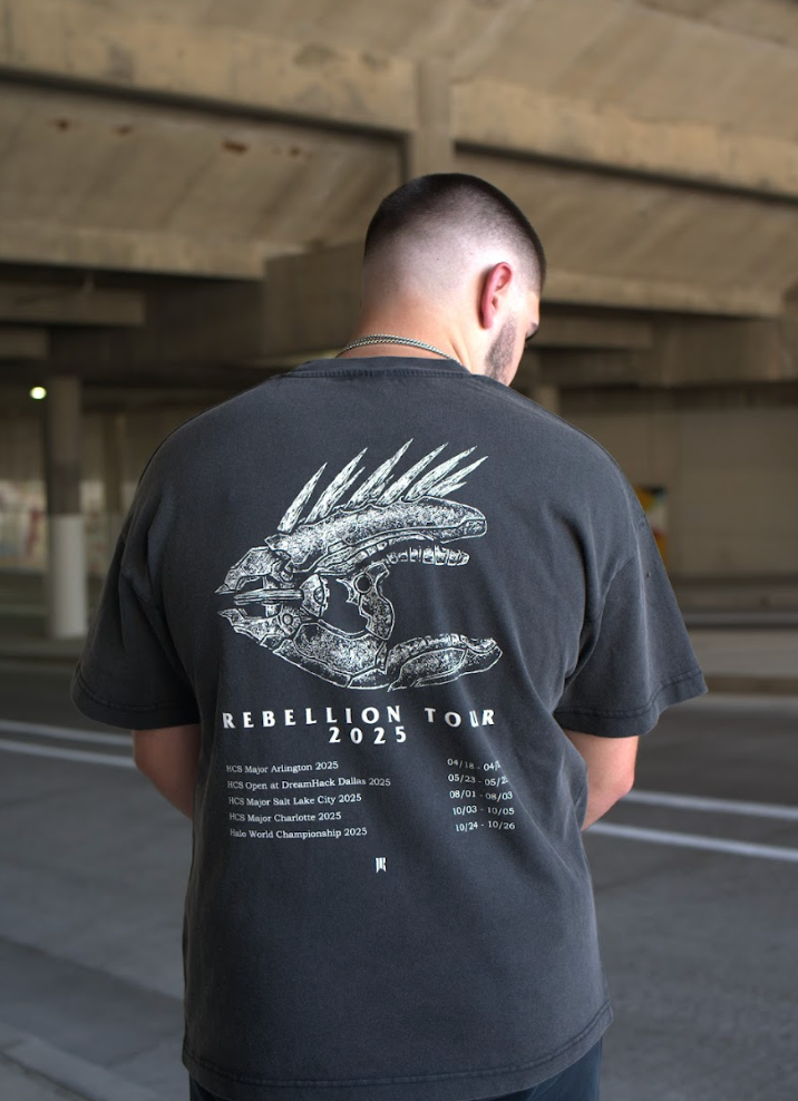 SR x Halo Oversized Tour T Shirt