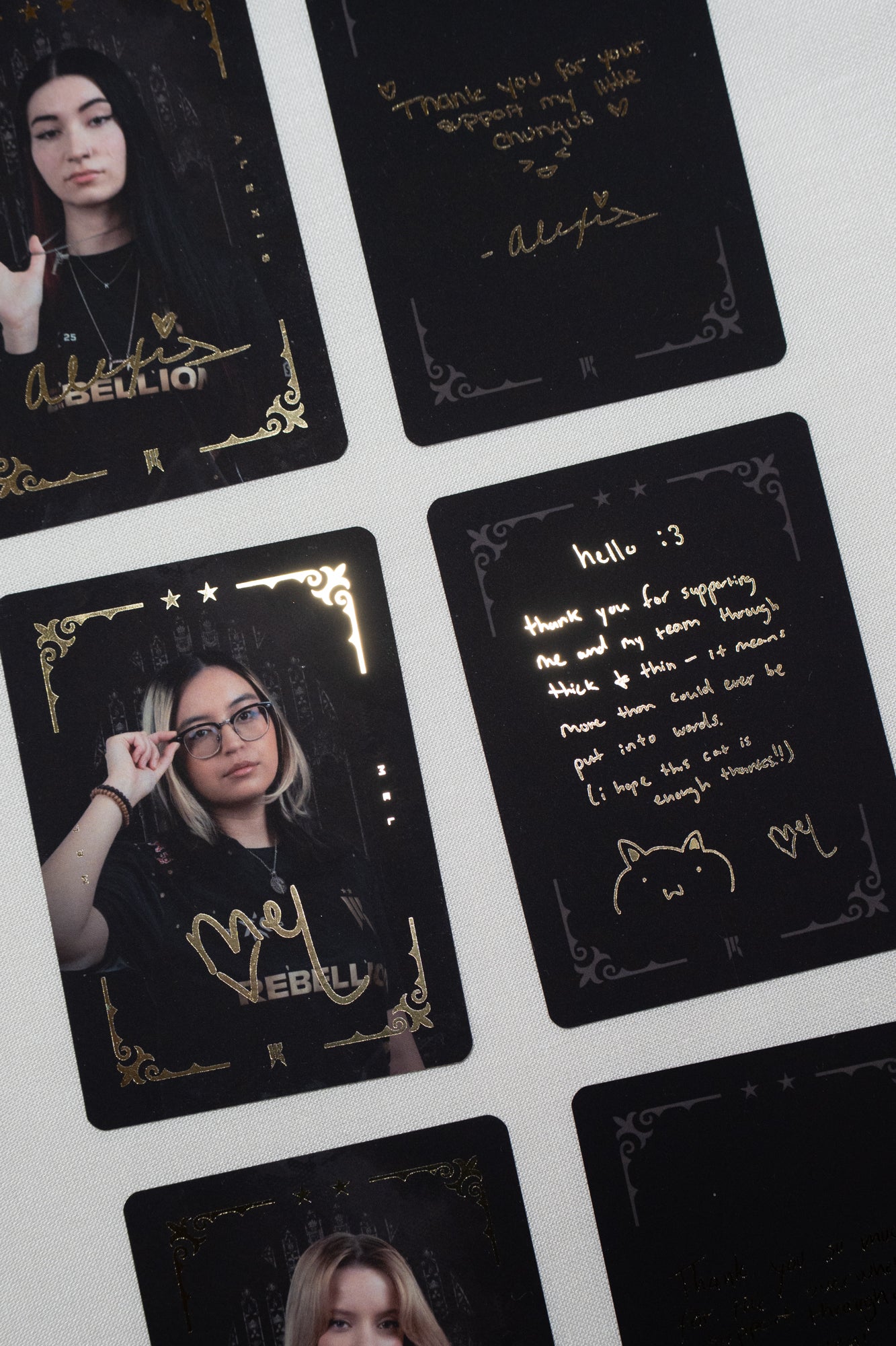 Shopify Rebellion Gold Trading Cards